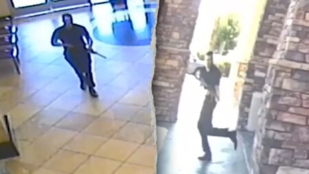 Video shows armed suspect killed by police after deadly Las Vegas gym shooting