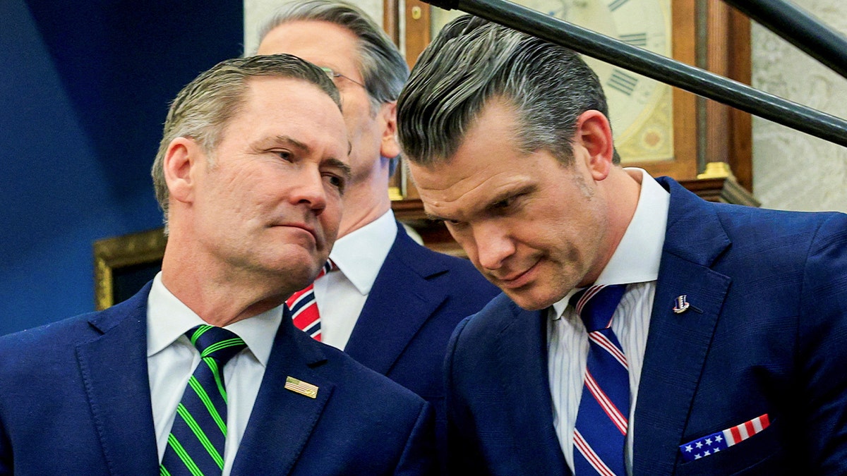 Mike Waltz with Pete Hegseth