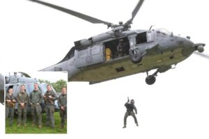 Exclusive | Navy lands helicopter on NYC’s Cardozo High School football field for 300 eager cadets: ‘They brought Fleet Week to us’