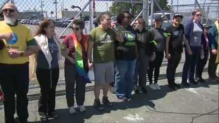Clergy members descend on Newark ICE facility, say they won’t move until they are arrested