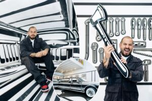 Exclusive | Firefighter turned graphic designer is turning old junk cars into 2D vehicles — see it for free in NYC