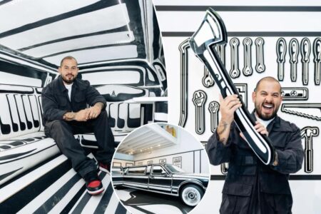 Exclusive | Firefighter turned graphic designer is turning old junk cars into 2D vehicles — see it for free in NYC
