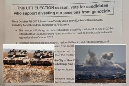 Exclusive | Flyer urging teachers to divest pension funds from Israel illegally distributed in NYC schools: ‘Violated trust’