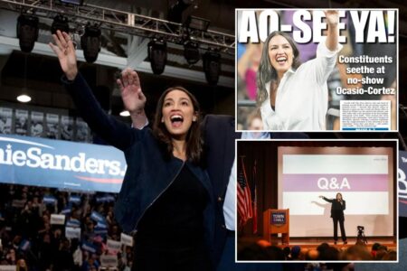AOC gloats she’s ‘very present’ in NYC— while her constituents complain she’s AWOL