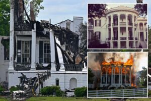 Owner of largest antebellum mansion in the South hopes to rebuild after devastating fire — as some celebrate its destruction