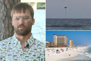 Shark hunter deploys a drone at a Florida beach to save drowning girl’s life
