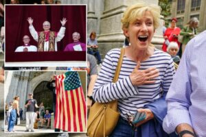 New Yorkers drop everything to celebrate first-ever American pope at St. Patrick’s Cathedral: ‘I couldn’t be happier’