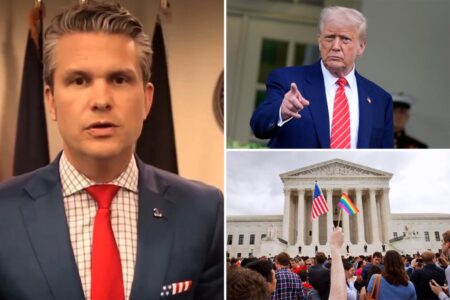 Pete Hegseth says troops with gender dysphoria have 30 days to leave service voluntarily: ‘TRANS is out at the DOD’ 