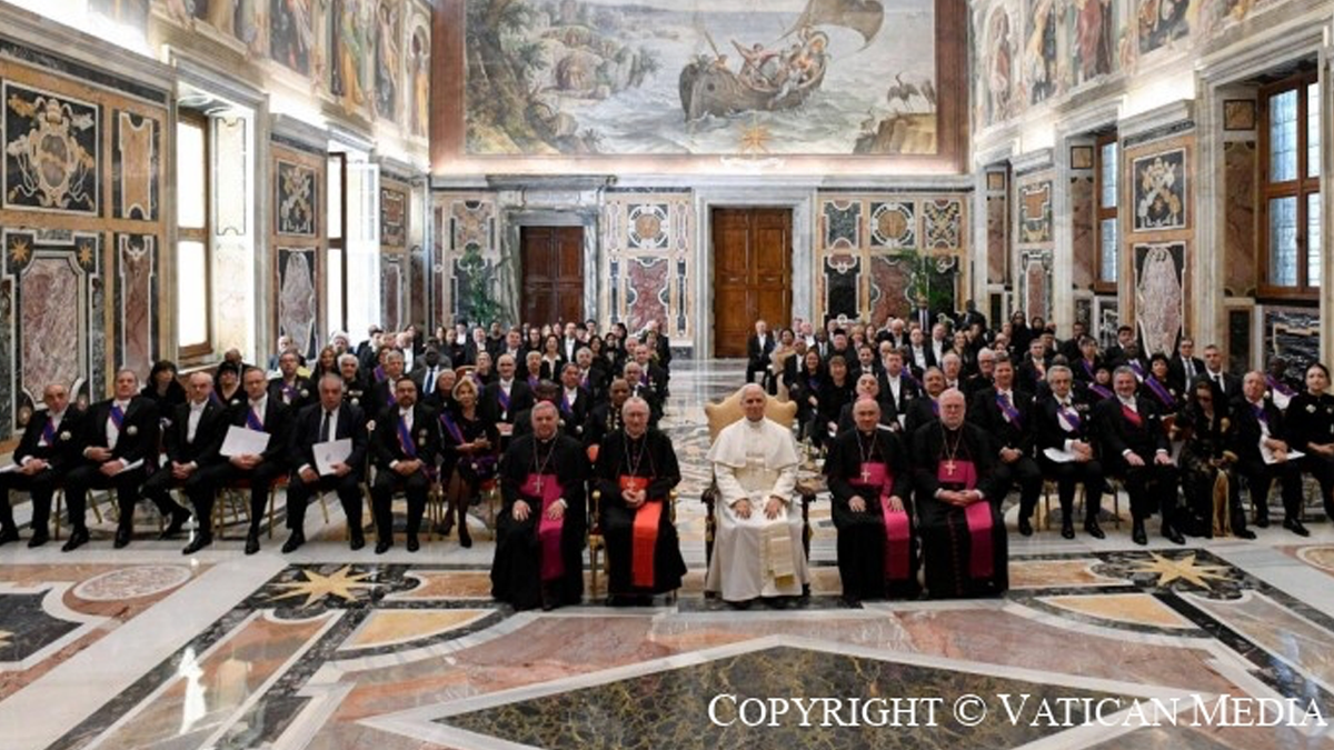 Pope Francis XIV with Diplomatic Corps