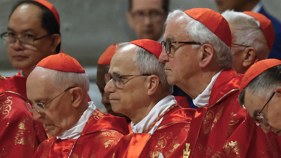 Pope Leo XIV at prayer