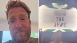 Dave Portnoy says he’s sending culprits behind antisemitic sign to Auschwitz to learn about Holocaust
