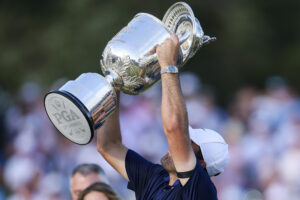 PGA Championship: Scottie Scheffler Nearly Breaks Wanamaker Trophy
