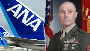Marine restrains man allegedly trying to open plane’s emergency exit during flight
