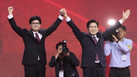 South Korea’s main conservative party nominates Kim Moon Soo as presidential candidate
