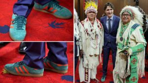 Fit for a king? Ex-Prime Minister Trudeau wears sneakers to see King Charles’ throne speech