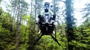 New Viral Airbike Looks Like a Star Wars Speeder Bike