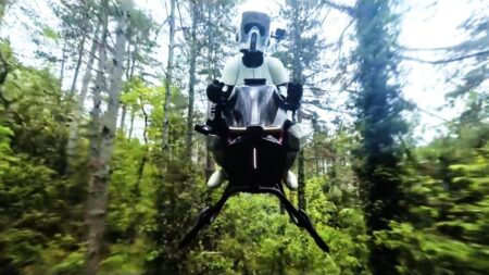 New Viral Airbike Looks Like a Star Wars Speeder Bike
