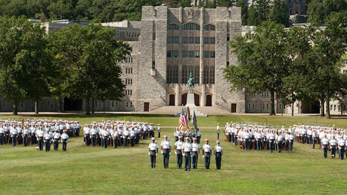 West Point cadets in formation. (U.S. Military Academy)