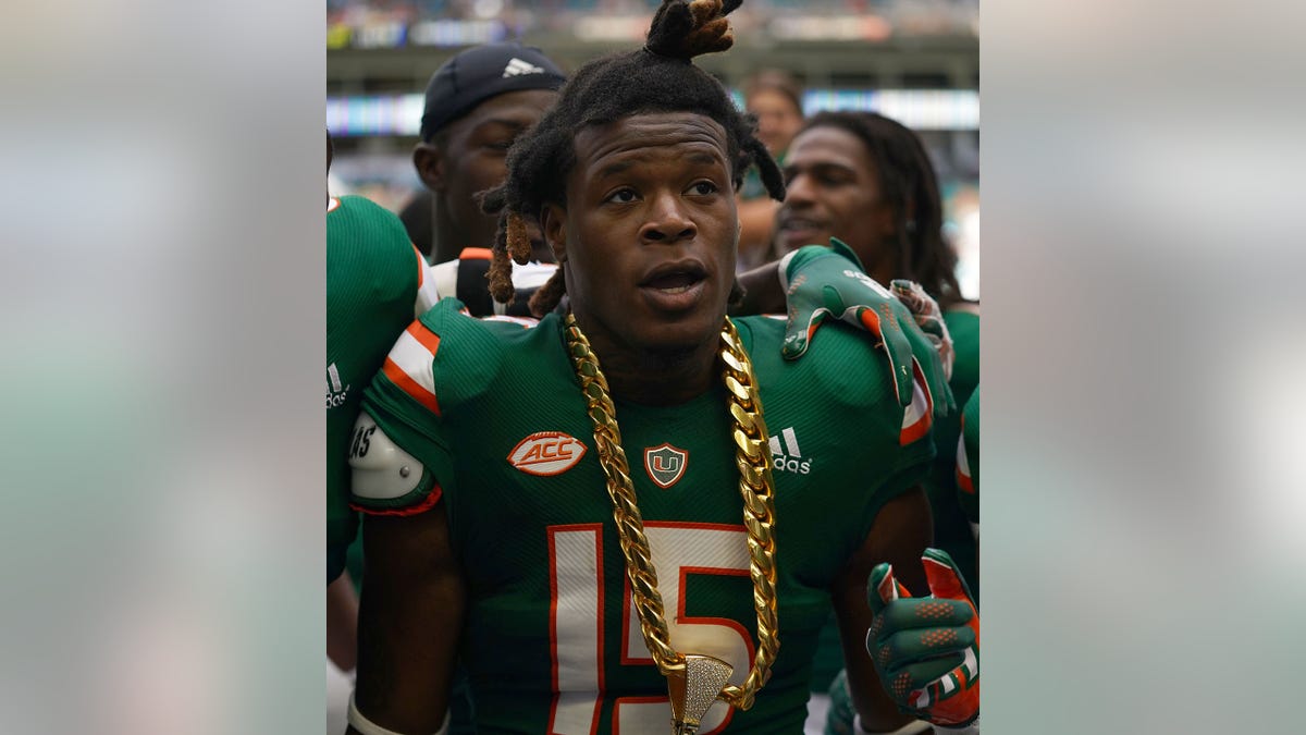 Avantae Williams celebrates