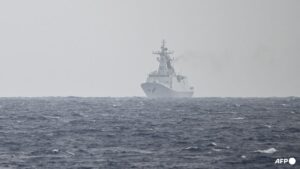 Chinese ship runs aground off Philippines-occupied island in disputed South China Sea