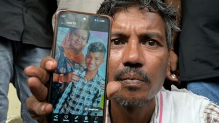 Relatives wait for remains after Air India crash