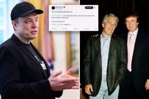 Elon Musk deletes tweet claiming Trump was ‘in the Epstein files’ in first sign of feud de-escalation