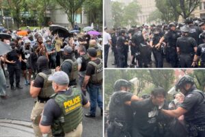 Five arrested in NYC as mob tries to block feds from conducting immigration raids