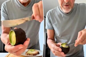Social media users baffled over man’s strange way of cutting an avocado: ‘This is genius’