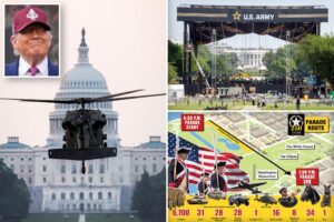 What to expect at Trump’s  million military parade celebrating the US Army’s 250th in DC