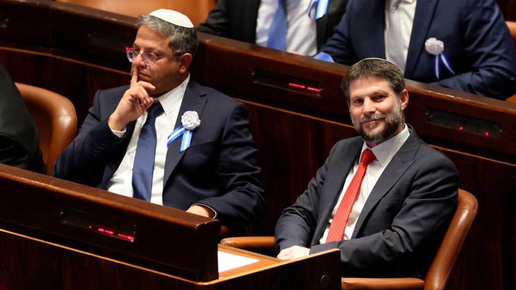 UK to impose sanctions on two Israeli ministers over Gaza comments
