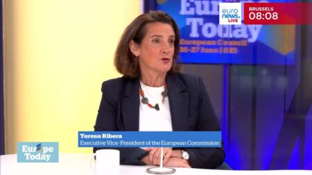 Delay to EU’s 2040 climate goals ‘a mistake’, Ribera answers Macron