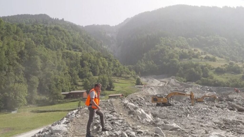 Dozens evacuated in Switzerland’s Valais canton following mudslide