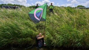Dutch police break up climate protest on highway ahead of NATO summit