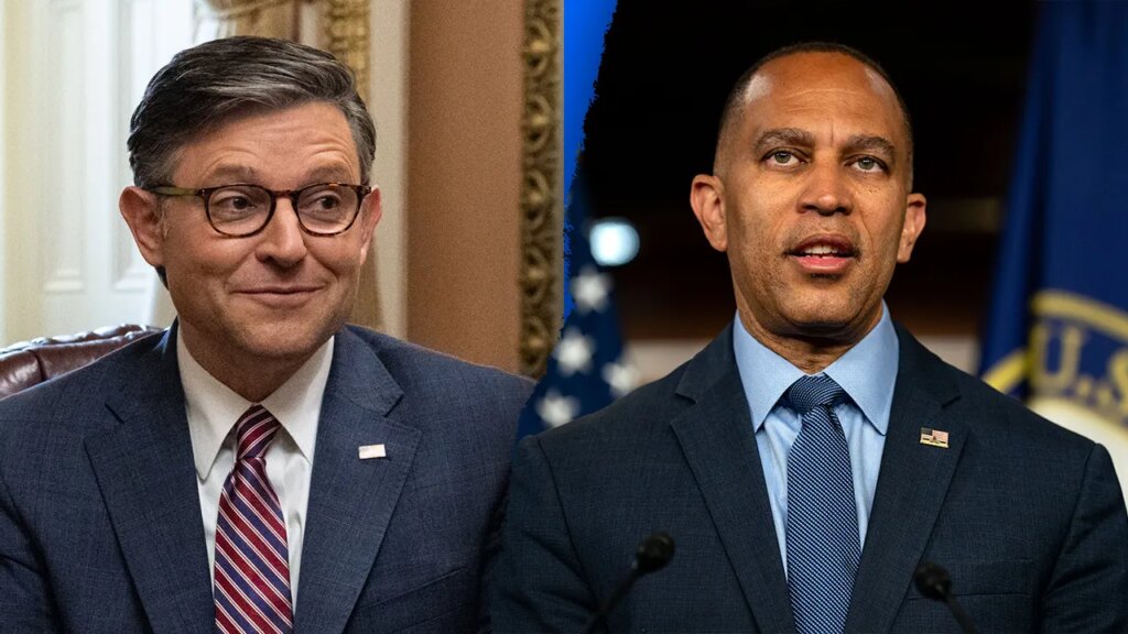 House Speaker Johnson: Dems who want ICE agents unmasked ‘mandated mask wearing for years’ during COVID