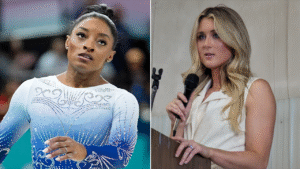 Simone Biles spars with Riley Gaines over trans athlete debate, launches personal attack: ‘Truly sick’