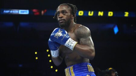 Professional boxer Keyshawn Davis caught in backstage brawl after brother’s unexpected loss