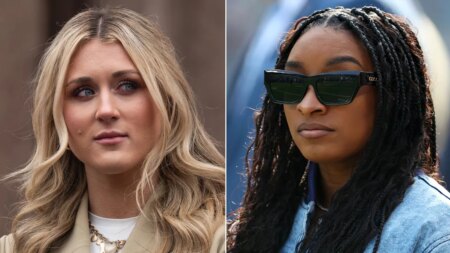 Riley Gaines talks public’s reaction to Simone Biles’ personal attack: ‘Almost feel bad for her’