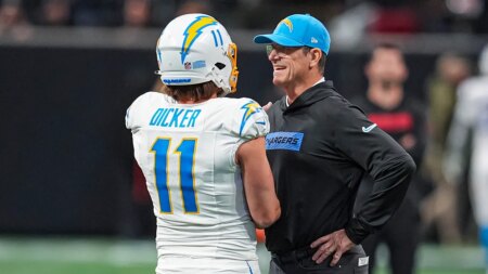 Chargers’ Cameron Dicker says coach Jim Harbaugh ‘loves you like your own parents’