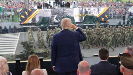 Top photos from Trump’s 250th birthday parade for the US Army