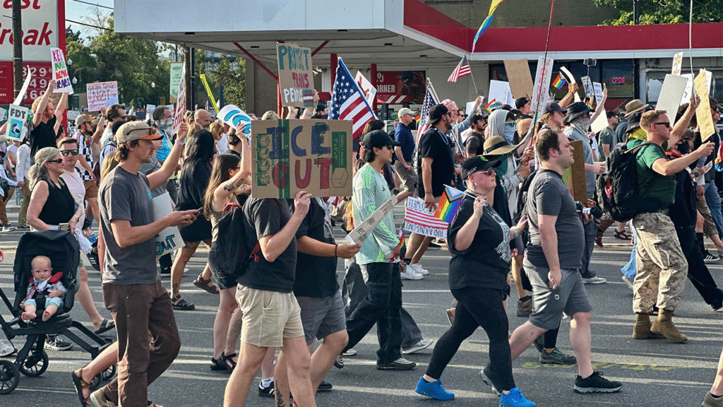 Person of interest in custody after shooting at ‘No Kings’ demonstration in Utah