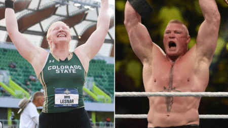 Brock Lesnar’s daughter wins NCAA Division I women’s shot put championship