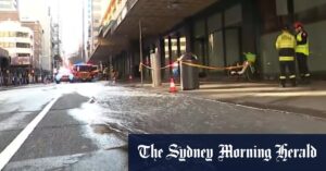 Burst water main shuts down parts of Sydney’s CBD