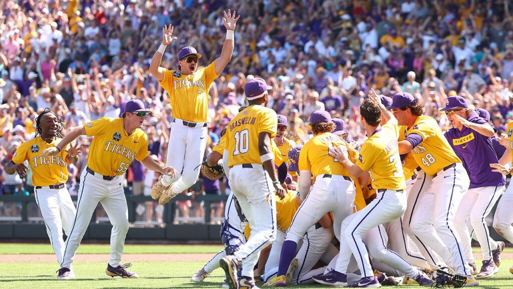 LSU Tigers sweep Coastal Carolina to win NCAA Men’s College World Series
