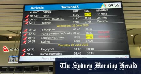 Perth to Paris passengers landing back in Western Australia after 15 hours in the air