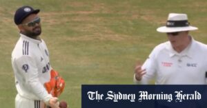 Pant penalised for umpire incident