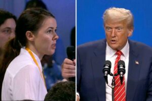 Trump shares heartwarming exchange with Ukrainian journalist whose husband is a soldier: ‘I wish you a lot of luck’