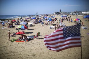 Freak umbrella accident leaves lifeguard impaled in beach day horror