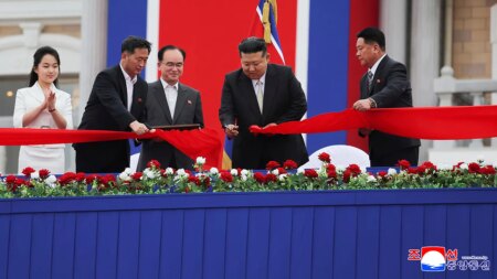 North Korea’s Kim cuts tape at coastal tourist site; foreigners not yet welcome