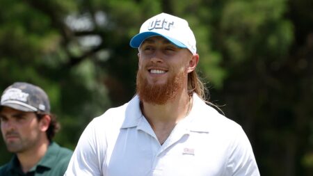 George Kittle’s secret golf weapon: Why 49ers star still uses iconic Nike driver from 2014