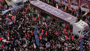Iran holds funeral for top commanders, nuclear scientists killed in Israeli operation
